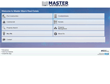 Tablet Screenshot of mastermiami.com